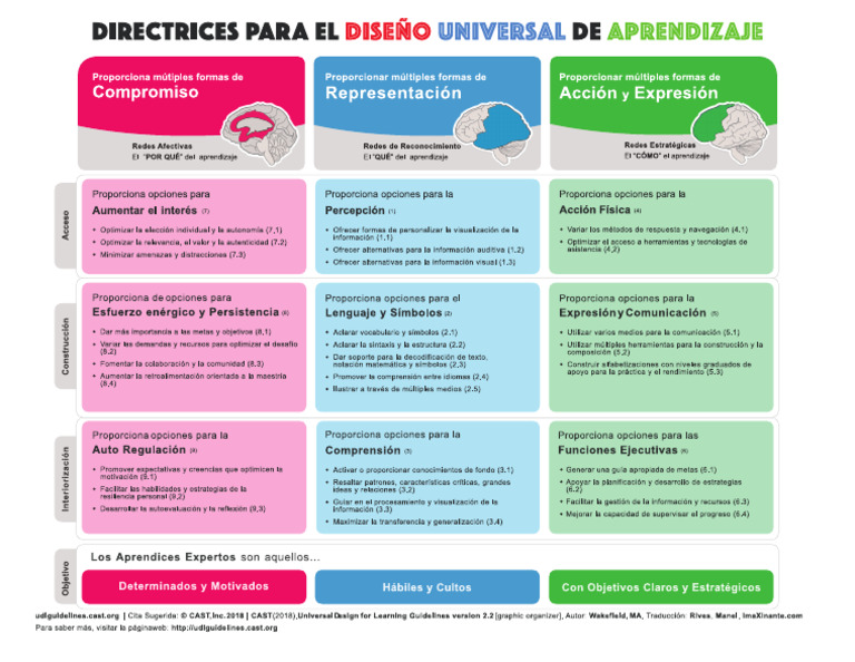 Guia para El Diseno Universal de Aprendizaje | PDF