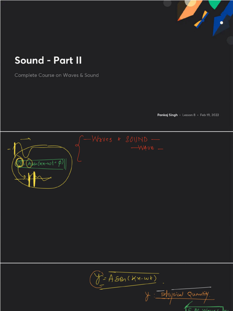 Sound Part II With Anno | PDF