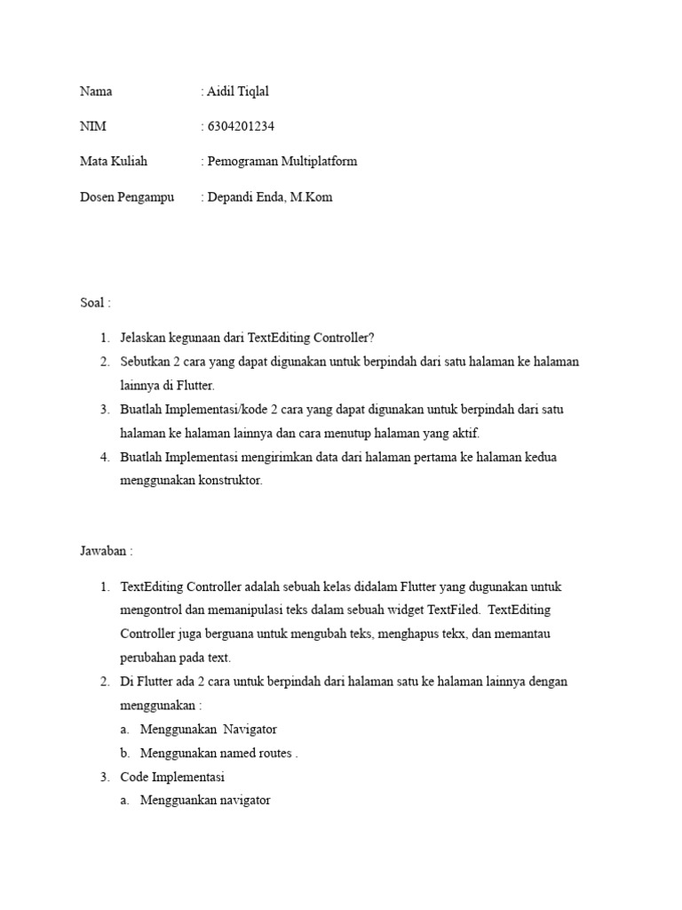 AidilTiqlal | PDF | Metode & Bahan Ajar | Komputer