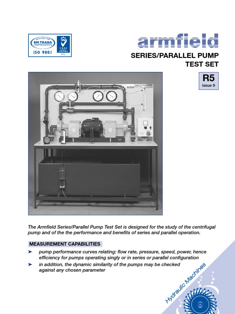 Series Parallel Pumps PDF Pressure Measurement Pump