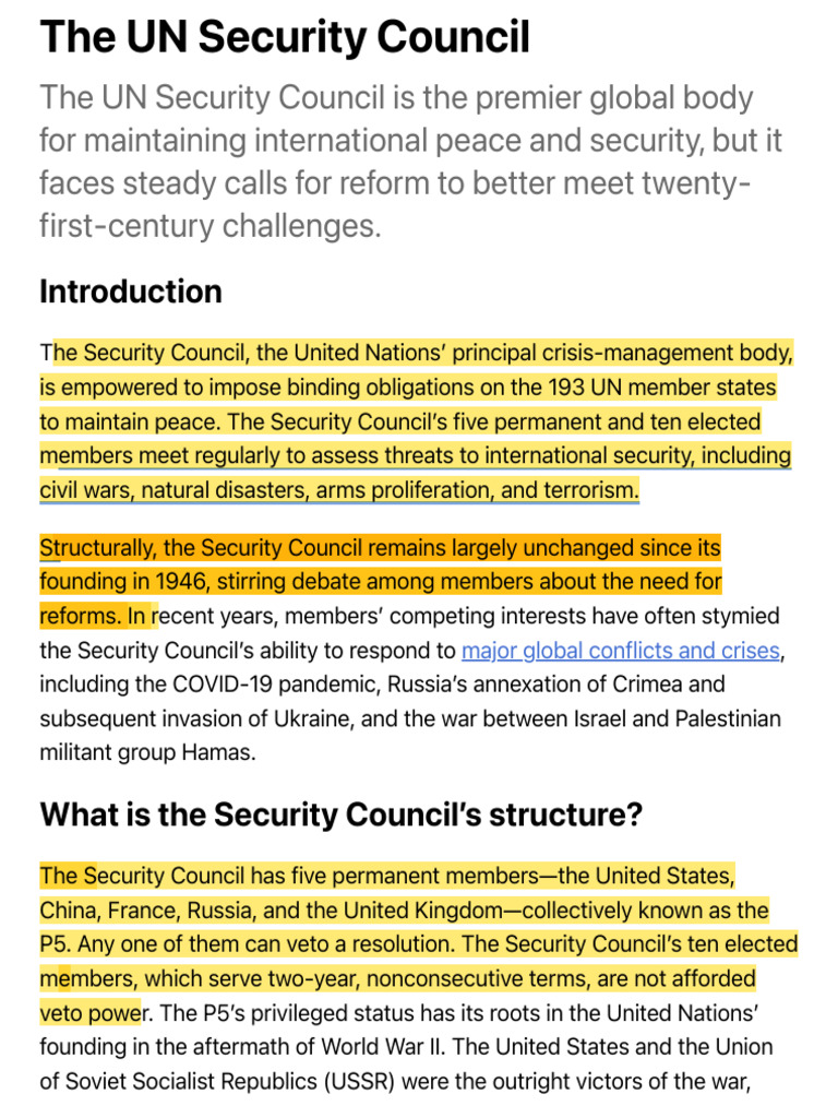 Un Security Council Pdf United Nations Security Council