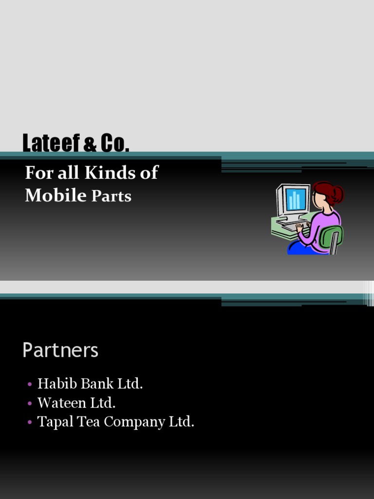 Mobile Parts Supplier - Lateef & Co. | PDF