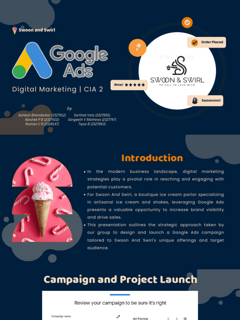 Swoon & Swirl Google Ads Strategy | PDF | Digital Marketing | Marketing