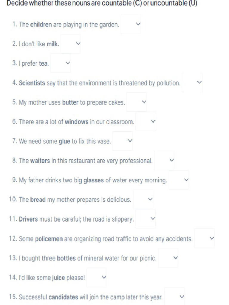 Fireshot capture 019 grammar exercise countable and uncountable