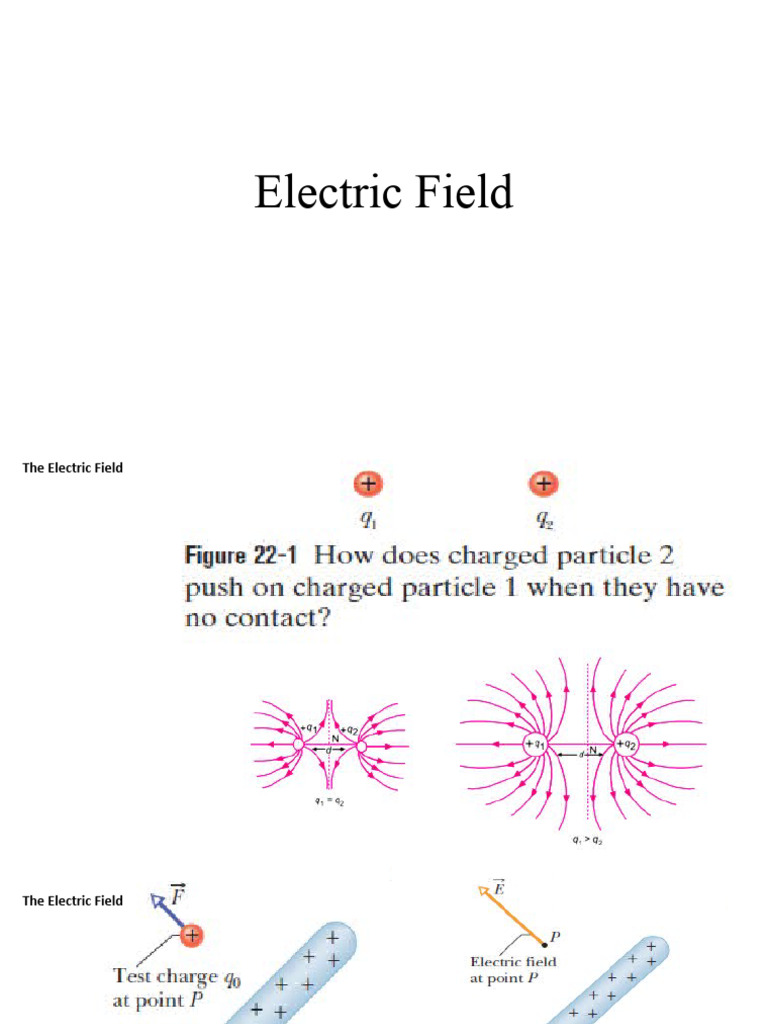 Lecture_05 Electric Field | PDF | Electric Field | Applied And