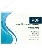 Gestão de Recursos Humanos