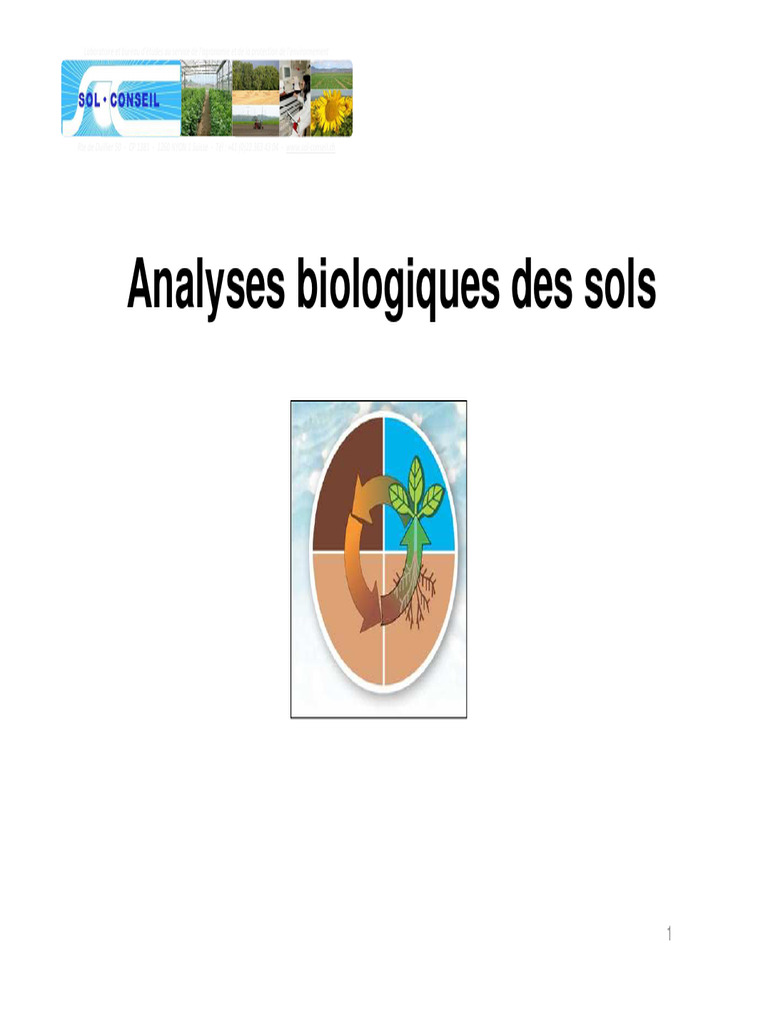 Réactivation de l'activité microbienne des sols | PDF | Sol (pédologie ...