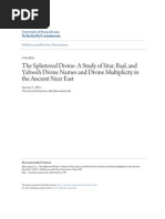 The Splintered Divine A Study of Ištar, Baal, and