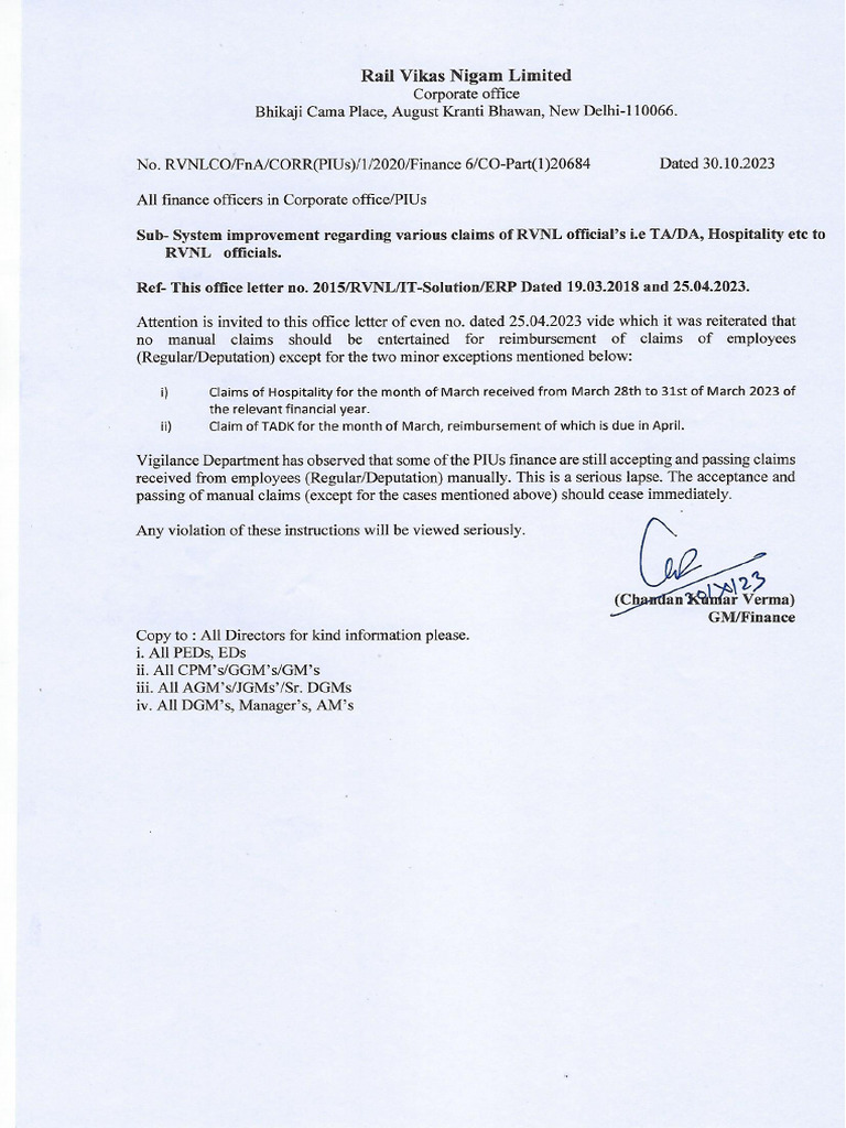 System Improvement Claim Through ESS Portal | PDF