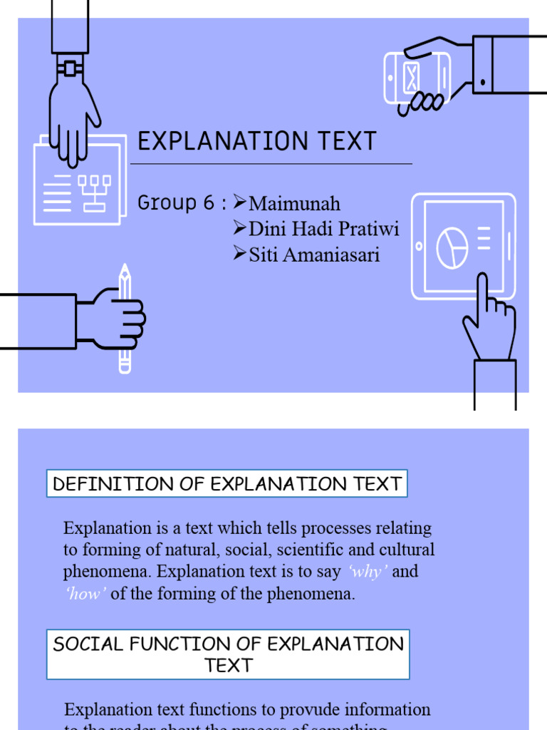 Understanding Explanation Texts | PDF