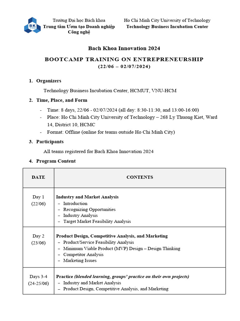 Bootcamp Training - BKI 2024 | PDF