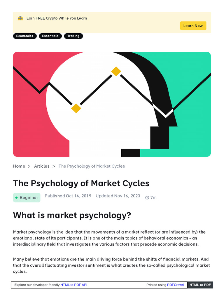 Academy Binance Com en Articles The Psychology of Market Cyc | PDF | Market  Trend | Behavioral Economics