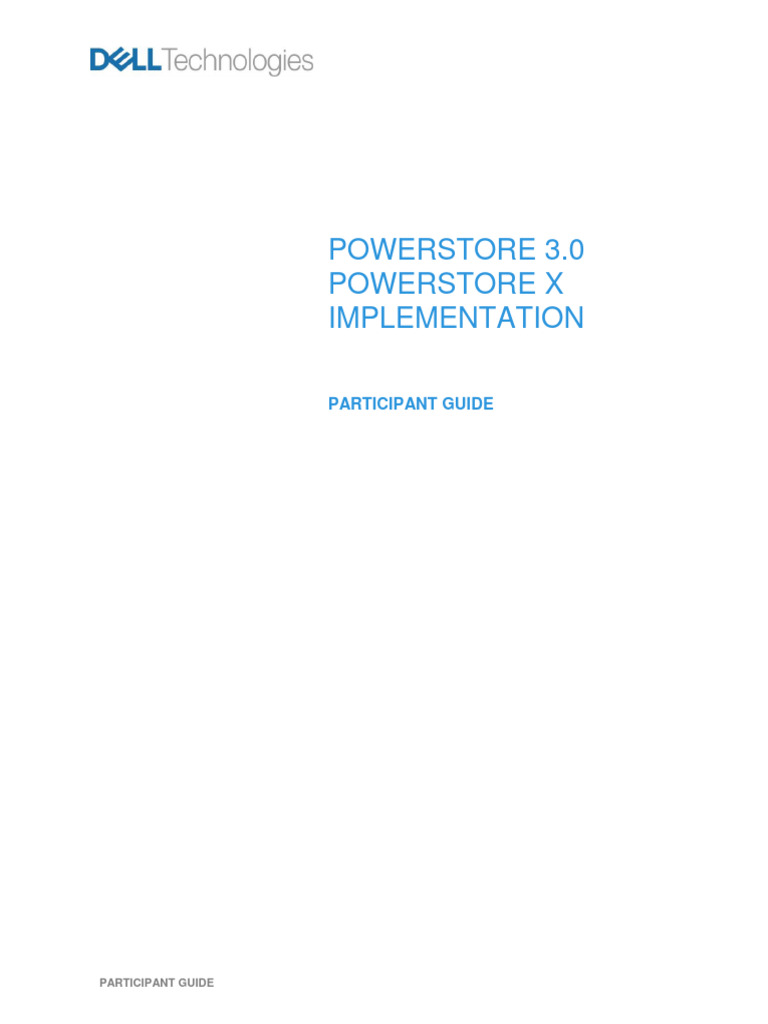PowerStore+3.0+PowerStore+X+Implementation+ +Participant+Guide (PDF ...