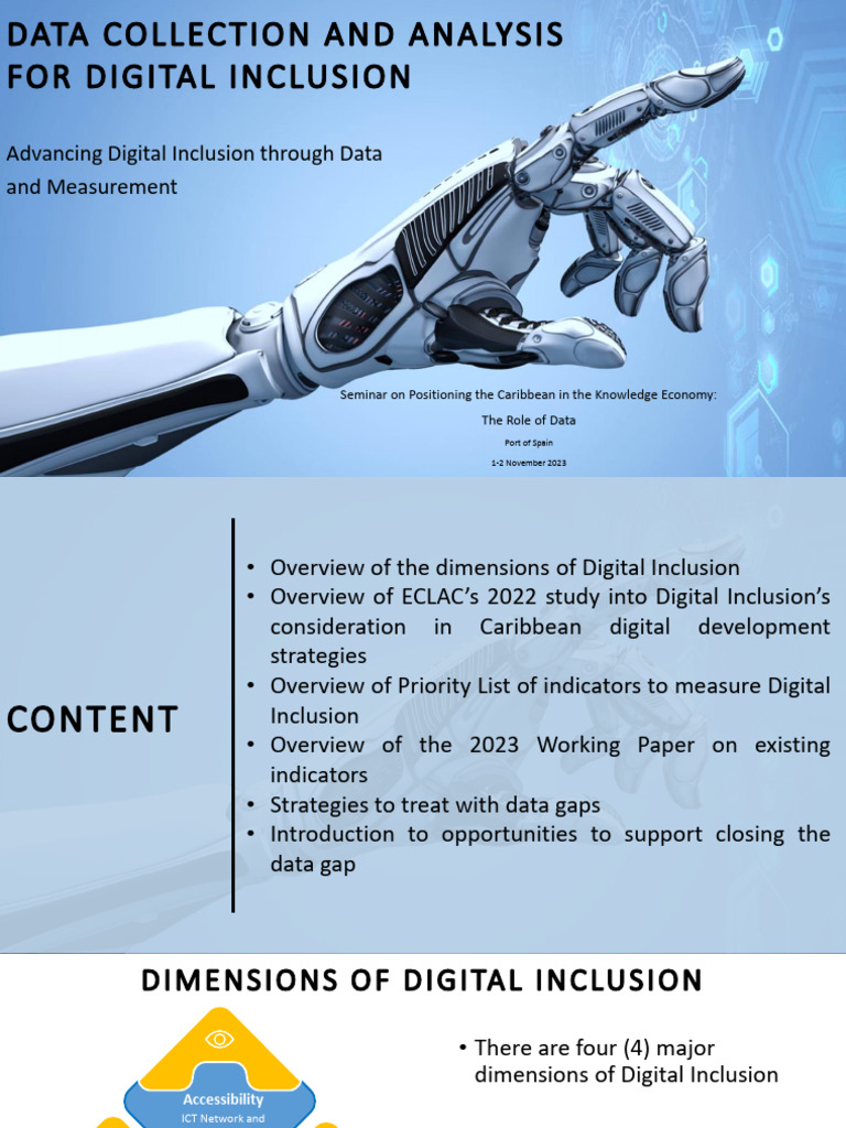 Caribbean Digital Inclusion Data Strategies | PDF | Artificial ...