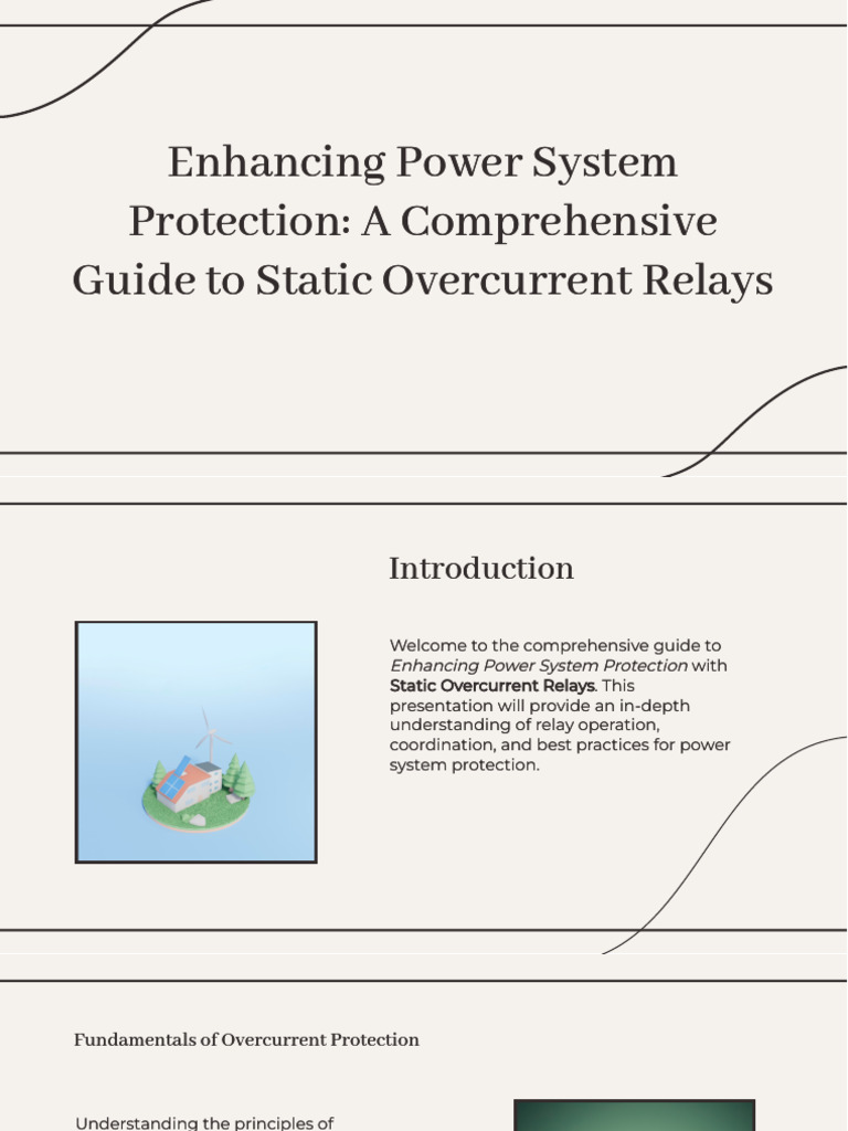 Static Overcurrent Relay Guide | PDF | Relay | Reliability Engineering