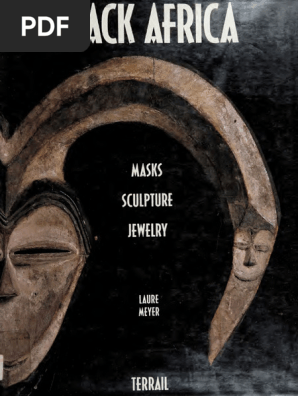Black Africa Masks Sculpture Jewelry