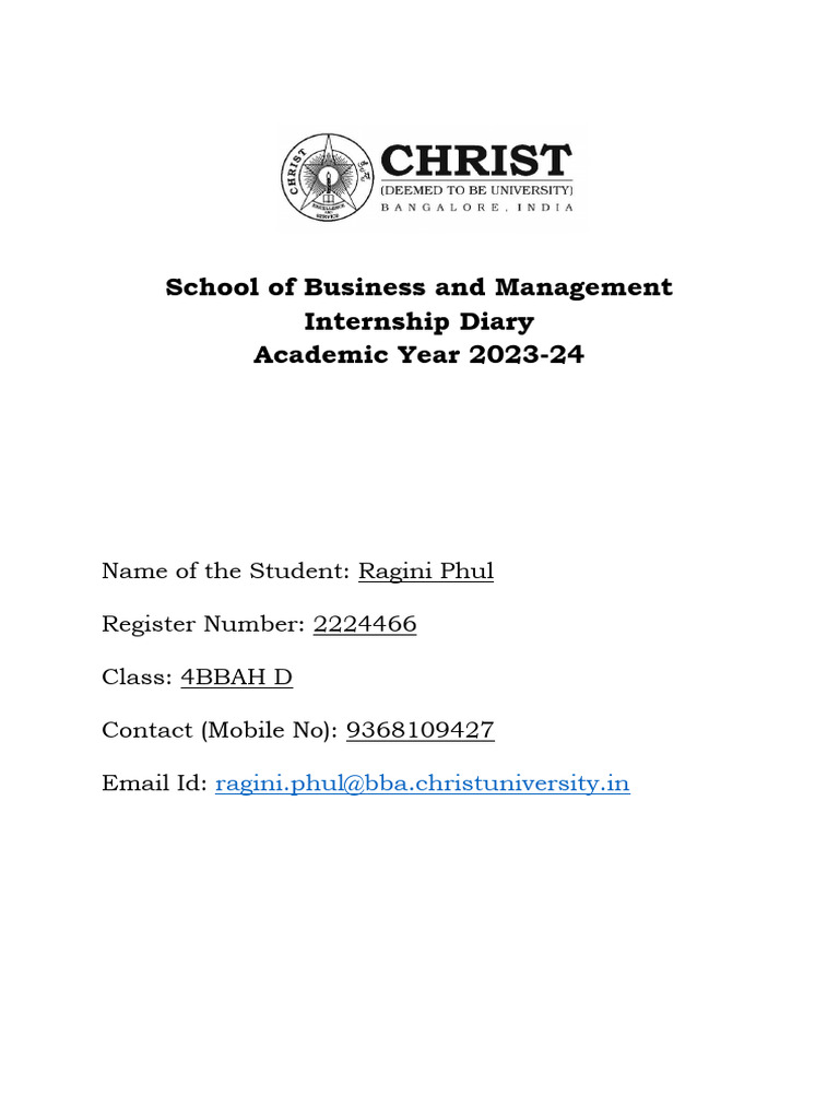 Week No.1 Report | PDF | Performance Appraisal | Business