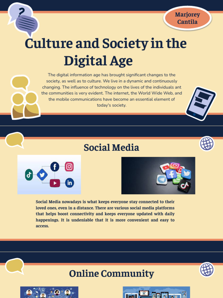 Impact of Digital Technology on Society | PDF | Virtual Reality ...