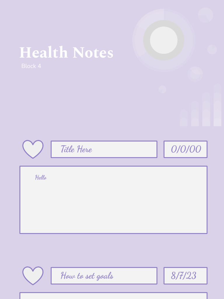 Health Notes | PDF | Career & Growth