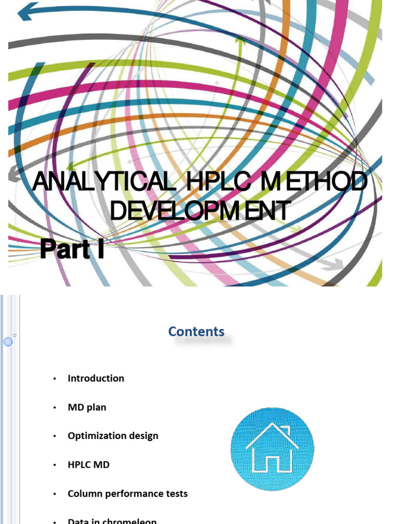 Analytical HPLC Method Development | PDF | High Performance Liquid ...
