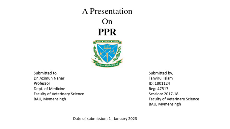 Ppr Insights For Veterinary Scholars Pdf