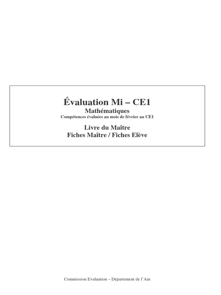 Livret Complet MiCE1 Math | PDF | Échecs | Théorie (échecs)