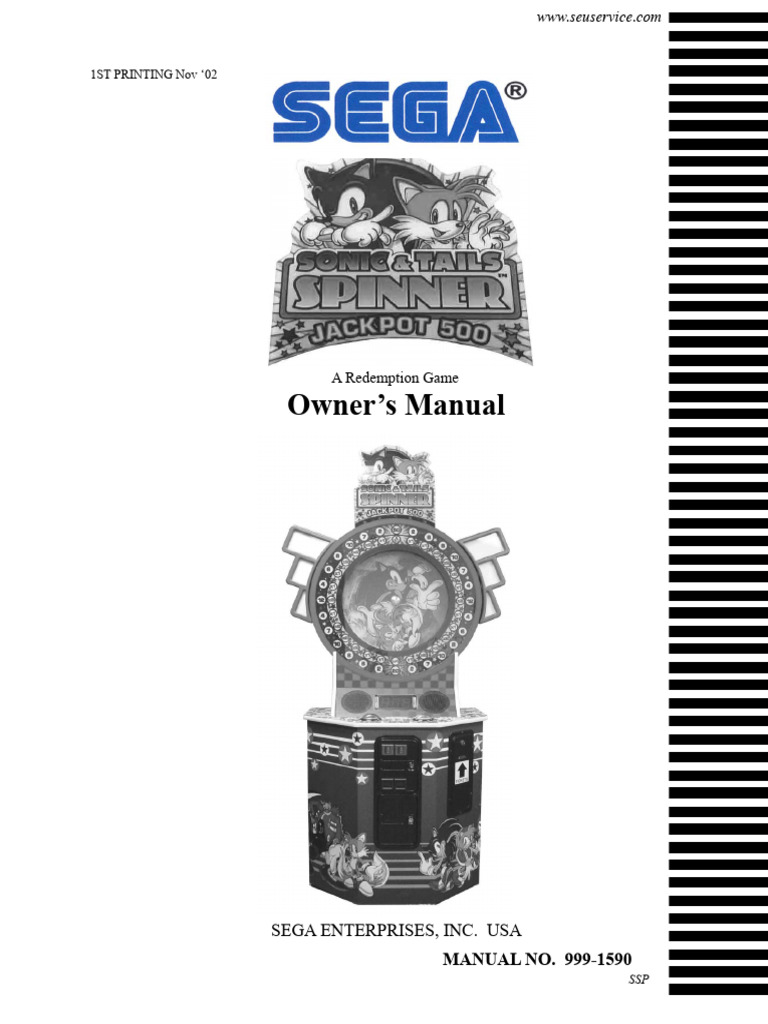 Sonic Tails Spinner Manual | PDF | Electrical Wiring | Power Supply