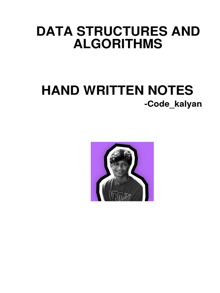 DSA Handwritten Notes | PDF