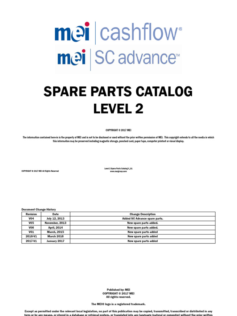 Level 2 Spare Parts Catalog V_01 | PDF | Computing