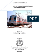Traffic Forecast for Proposed Metro Rail Project in Pune Metropolitan Area Report on Methodology and Data