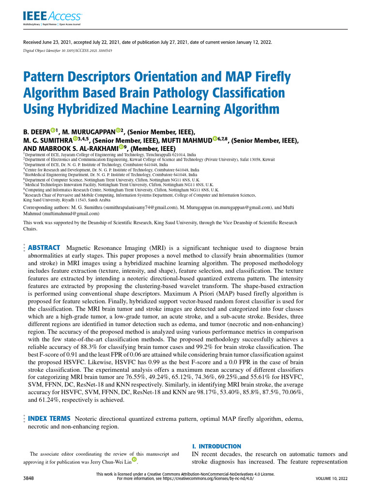Pattern Descriptors Orientation and MAP Firefly Algorithm Based Brain ...