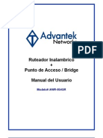 AWR-954GR - Spanish User Manual