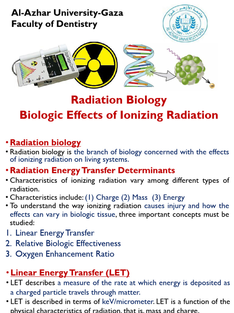 Biologic Effects of Ionizing Radiation | Download Free PDF | Radical ...
