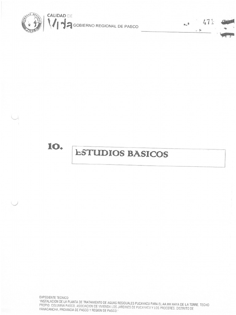 Estudios Tecnicos | PDF