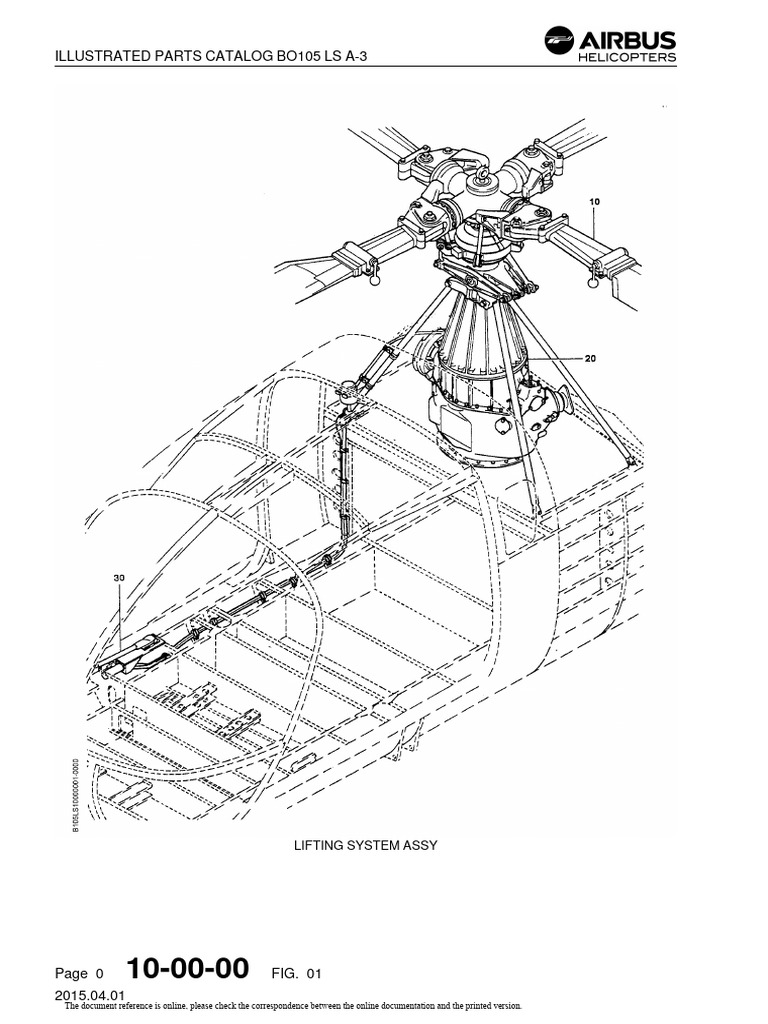 BO105 LS A-3 Lifting System Parts Catalog | PDF | Rotorcraft | Helicopter