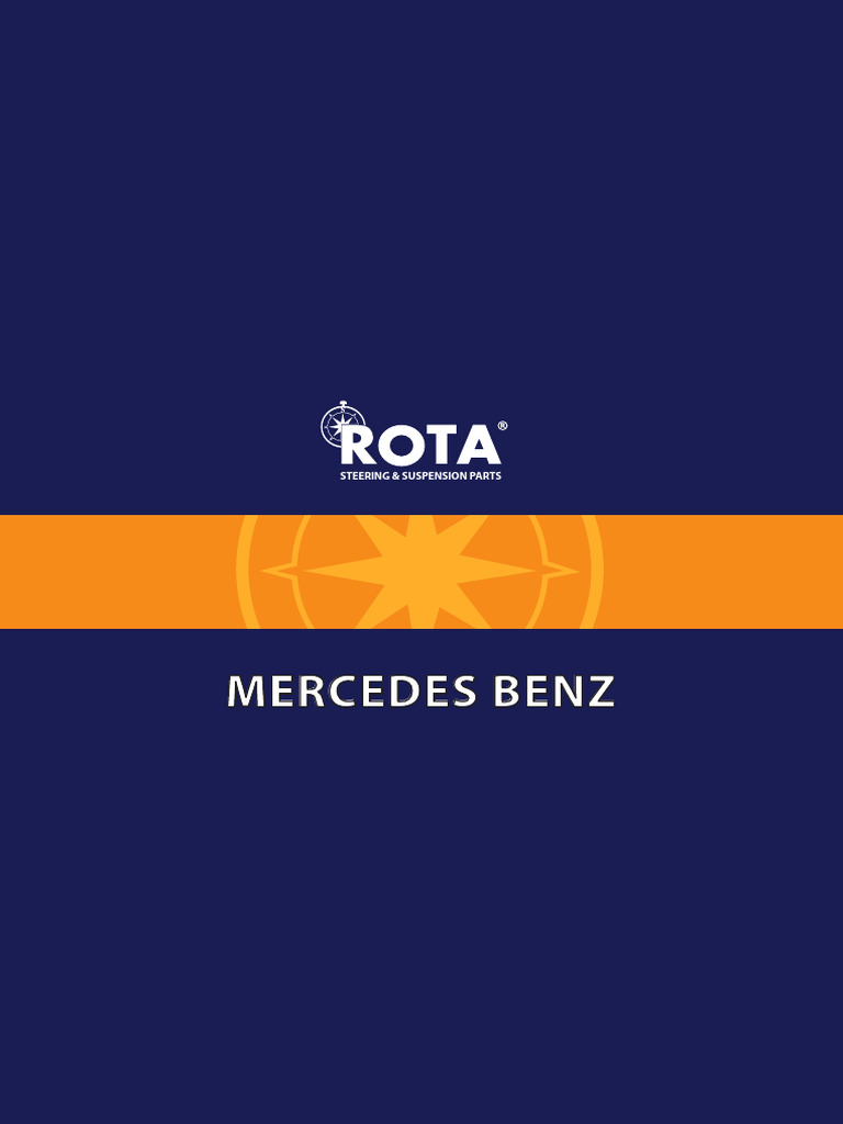 ROTA Mercedes Benz Steering and Suspension Parts | PDF | Motor Vehicle ...