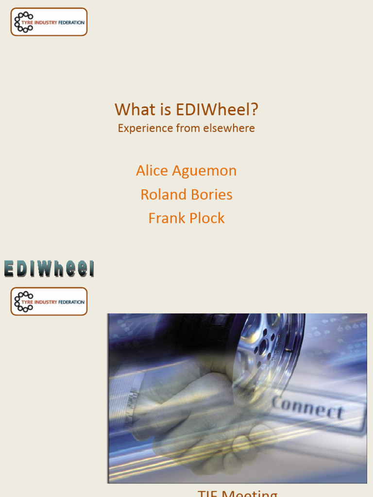 EDIWheel: Tyre Industry Solution | PDF | Invoice | Receipt