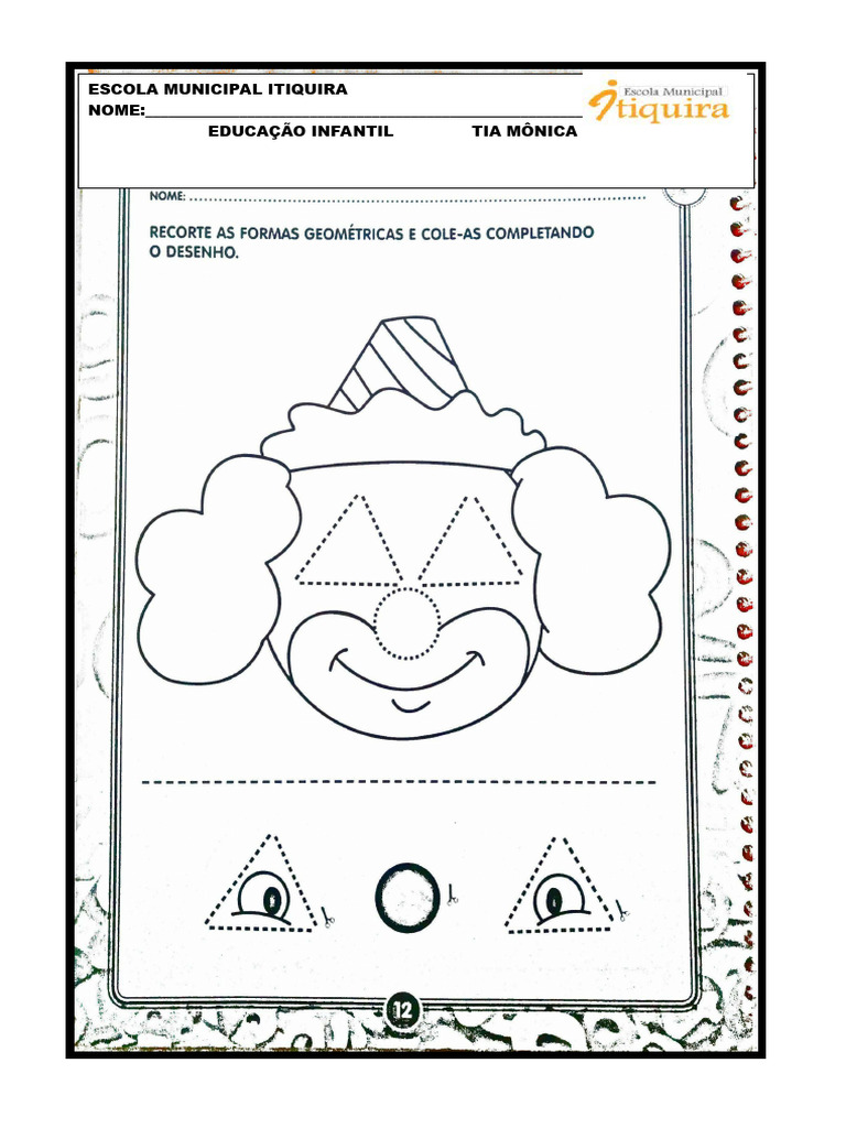 ATIVIDADES DE COLAGEM E PINTURA EDUCAÇÃO INFANTIL | PDF