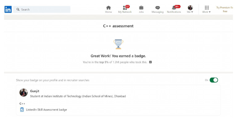 C++ Badge | PDF