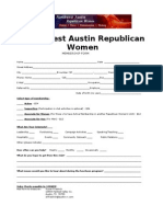 NWARW Membership Form 2012