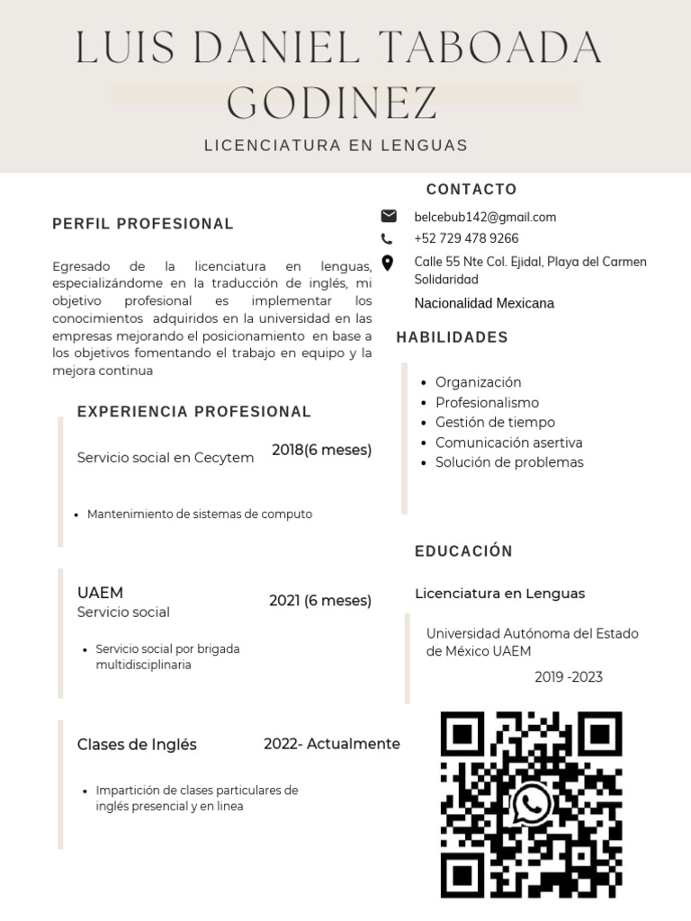 CV Daniel Taboada . | PDF | Microsoft Office | Software de la aplicacion