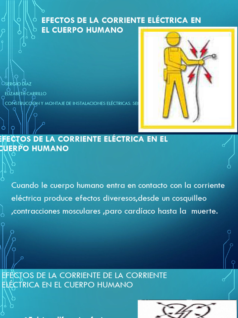 Efectos de La Corriente | PDF | Corazón | Sistema circulatorio