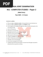 2019 KCSE Computer Studies Paper 2 | PDF