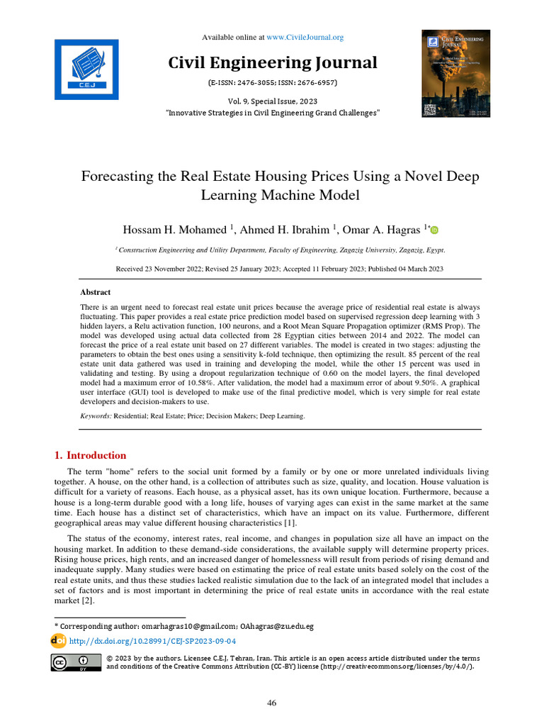 Real Estate Price Prediction Model | PDF | Sample Size Determination ...