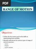 Active Range of Motion Exercises | PDF | Anatomical Terms Of Motion ...