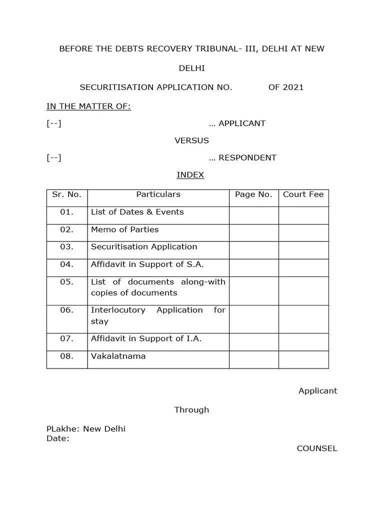 DRT Sa | PDF | Affidavit | Insurance