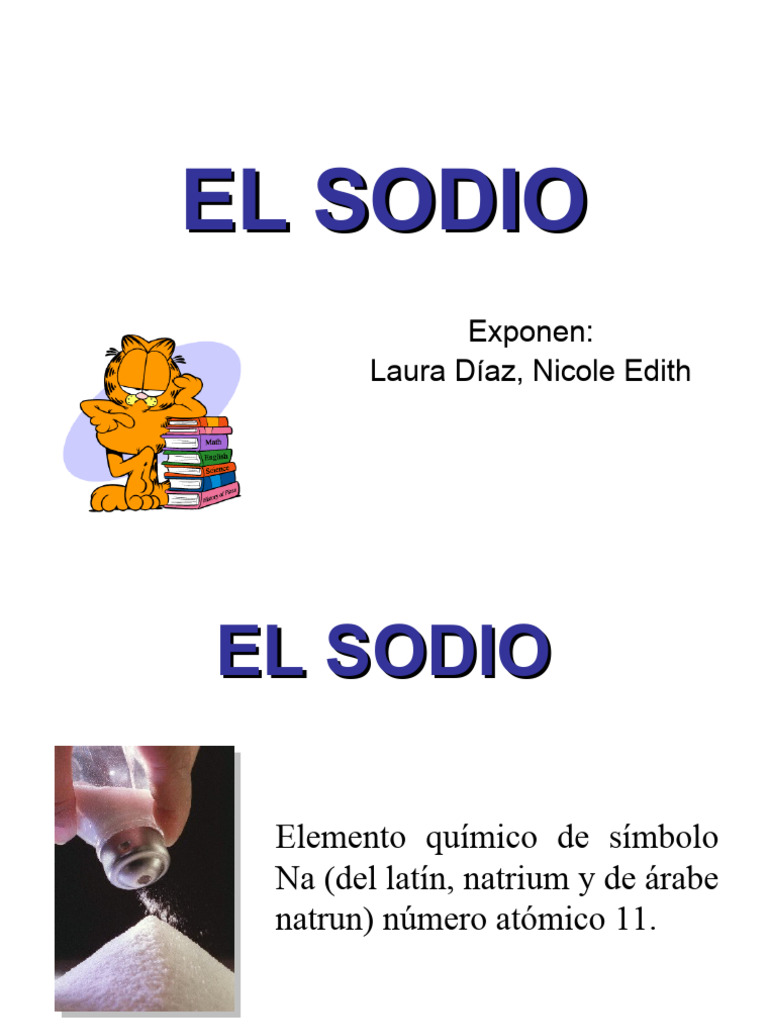 Propiedades y Usos del Sodio | PDF | Sodio | Ciencias fisicas