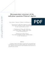 Oscar Arratia, Francisco J. Herranz and Mariano A. Del Olmo - Bicrossproduct Structure of The Null-Plane Quantum Poincare Algebra