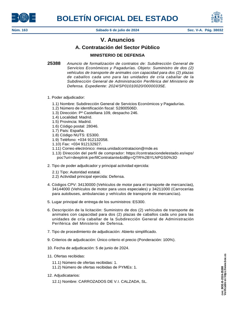 Boe B 2024 25388 | PDF | Servicios públicos
