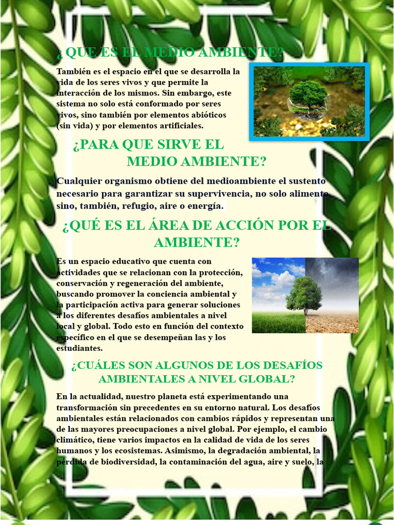 Que Es El Medio Ambiente Le | PDF | Entorno natural | Ciencias sociales